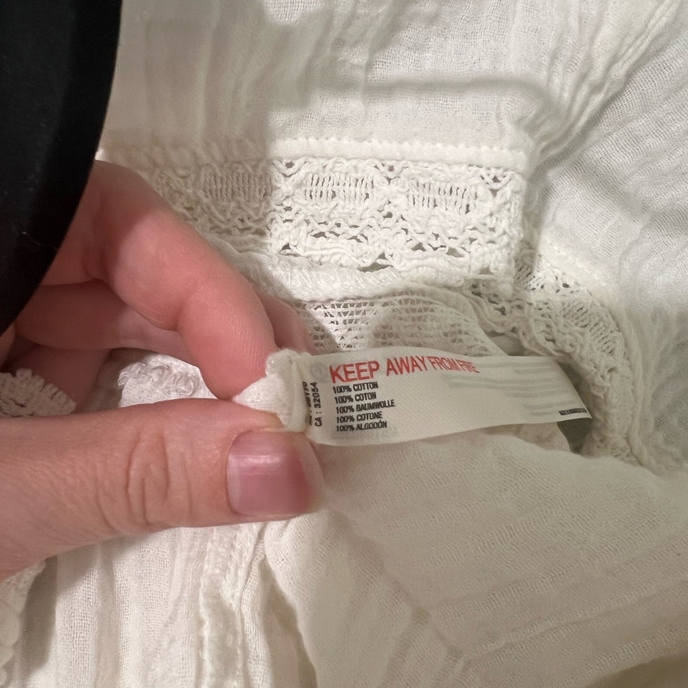 Anthropologie White High Low Dress - Picture 8 of 8